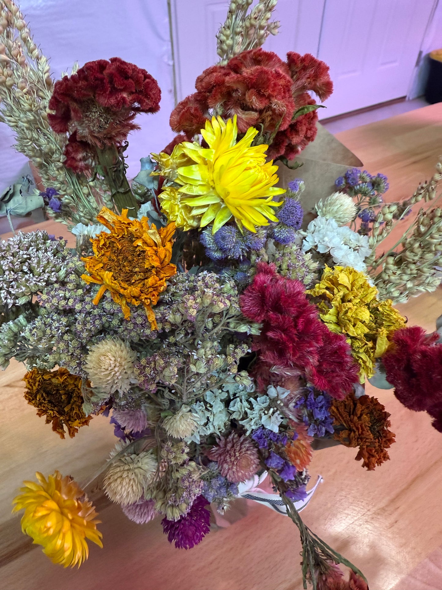 Mini Dried Flower Bouquet